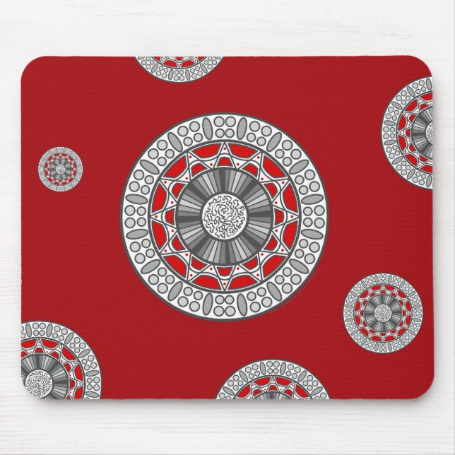Aztec trifft Alien Mousepad (Vorne)