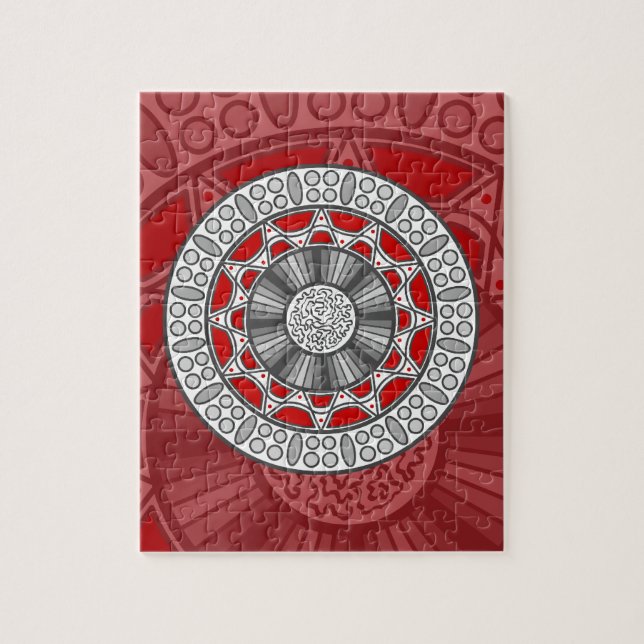 Aztec trifft Alien Puzzle (Vertikal)