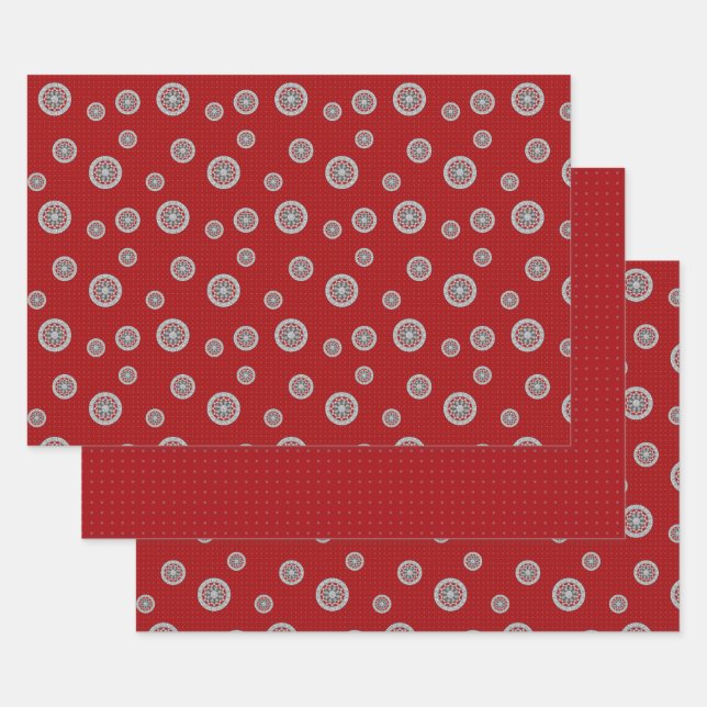 Aztec trifft Alien Wrapping Paper Set Geschenkpapier Set (Set)