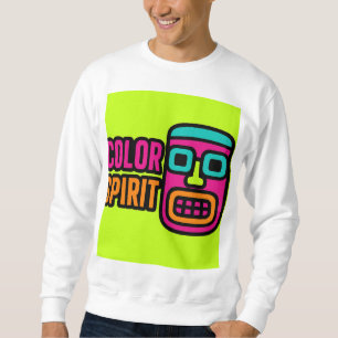 Aztec Vibes - Bold Neon Graphic T-Shirt Sweatshirt