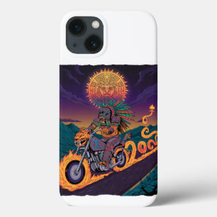 Aztec Warrior Biker Feuerwehrmann & Jaguar Case-Mate iPhone Hülle