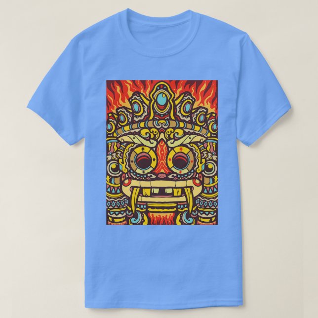 Aztec Warrior Grin T-Shirt (Design vorne)