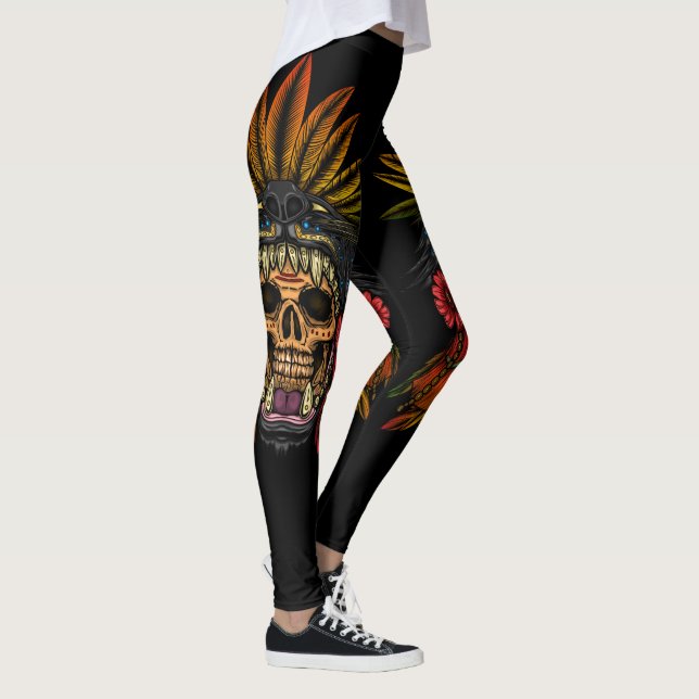 Aztec Warrior Leggings (Rechts)