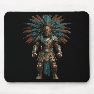 Aztec Warrior Mexican Boxing Pride Mousepad