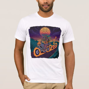 Aztec Warrior T - Shirt   Feuerwehr und Jaguar