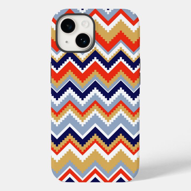 Aztec Zickzack #11 @ VictoriaShaylee Case-Mate iPhone Hülle (Rückseite)