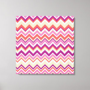 Aztec Zickzack #1 bei VictoriaShaylee Leinwanddruck