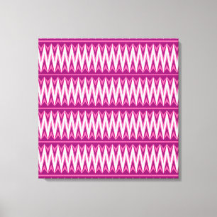 Aztec Zickzack #4 bei VictoriaShaylee Leinwanddruck