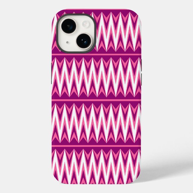 Aztec Zickzack #4 @ VictoriaShaylee Case-Mate iPhone 14 Hülle (Rückseite)