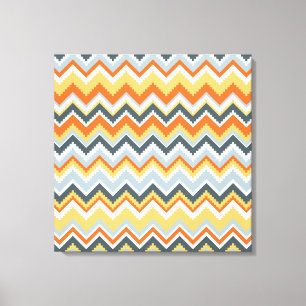 Aztec Zickzack #9 bei VictoriaShaylee Leinwanddruck