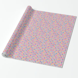 Aztec Zickzack Farbmuster Geschenkpapier