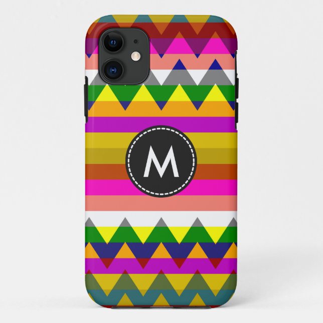 Aztec Zickzack Stripes Muster #9 Case-Mate iPhone Hülle (Rückseite)