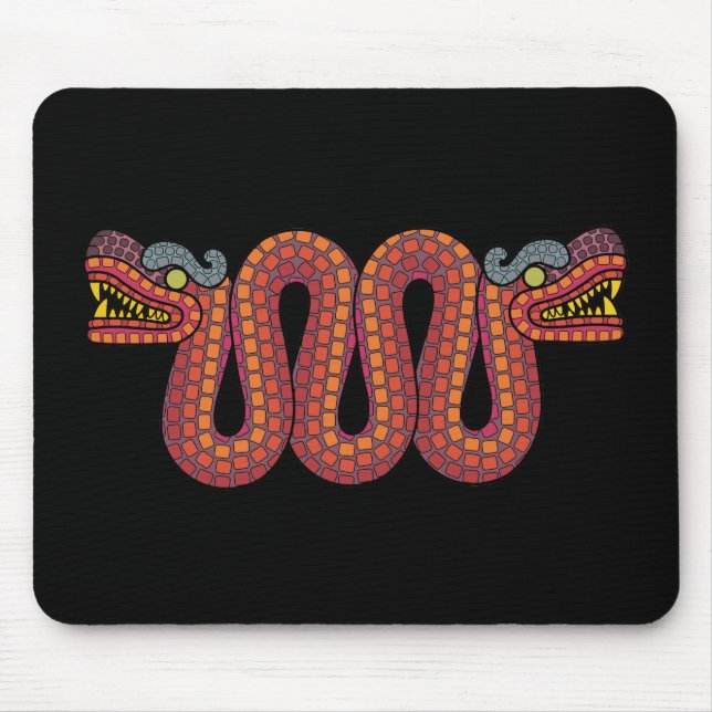 Aztec-Zweikopfschlange Mousepad (Vorne)