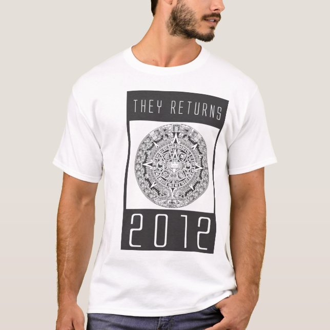 AZTECA ZEITPLAN T-Shirt (Vorderseite)