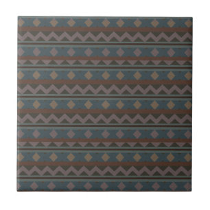 Aztek-Indianer-Geometrie-Design-Kacheln Fliese