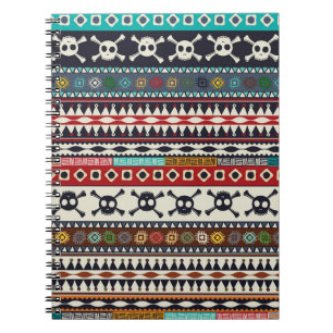 Aztek-Muster, nahtloses Musterdesign Notizblock