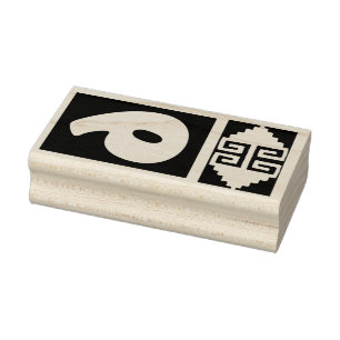 Aztek Stempel Werkzeug Nummer 9 Design