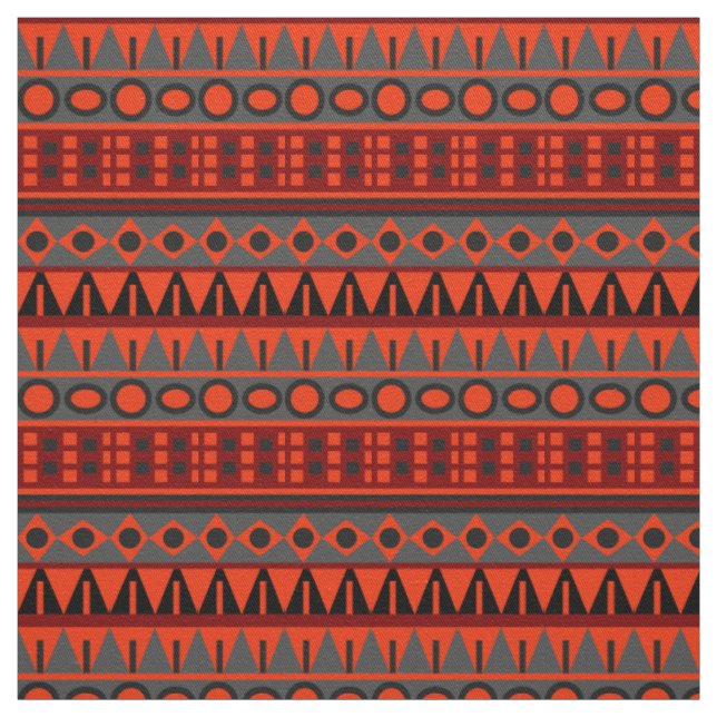 Azteken-Eingeborenenmuster Stoff (Muster)