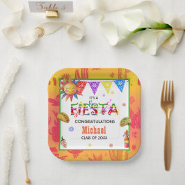 Azteken-Fiesta-Abschlussfeier Pappteller