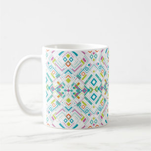 Azteken-geometrisches Muster Kaffeetasse
