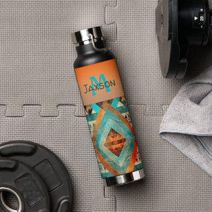 Azteken im Stil der amerikanischen Ureinwohner Mon Trinkflasche