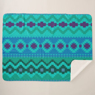 Azteken-Muster Sherpadecke