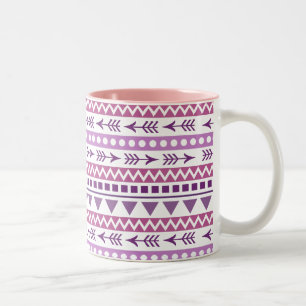 Azteken-Pattern-Tasse Zweifarbige Tasse