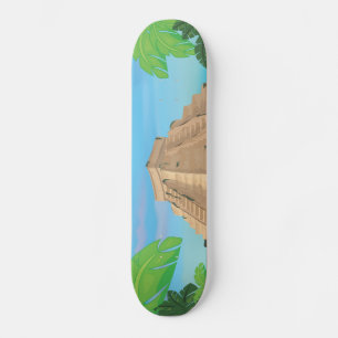 Azteken-Pyramide Skateboard