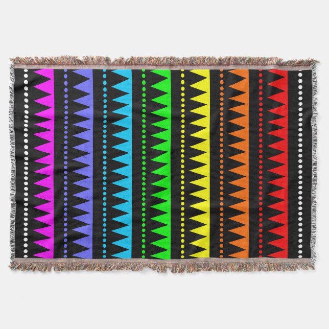 Aztekengebirge - Regenbogen 02 Decke (Vorderseite)