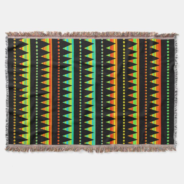 Aztekengebirge - Regenbogenstreifen 01 Decke (Vorderseite)