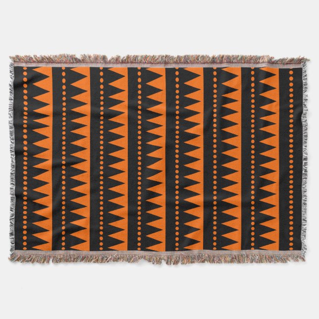 Aztekengebirge - Schwarz und Orange Decke (Vorderseite)