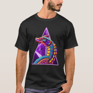 Aztekengott Quetzalcoatl Coole Schlange Drache Ink T-Shirt