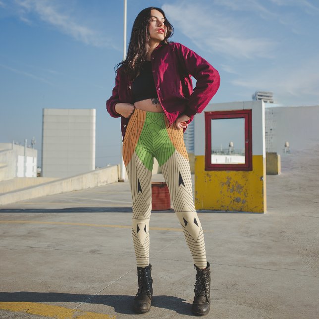 Aztekenkultur Capri Leggings (Von Creator hochgeladen)