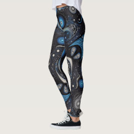 Aztekenkunst, lebendig, die Kultur reflektiert Leggings