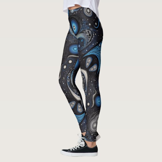 Aztekenkunst, lebendig, die Kultur reflektiert Leggings (Links)