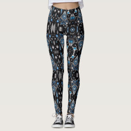 Aztekenkunst, lebendig, die Kultur reflektiert Leggings