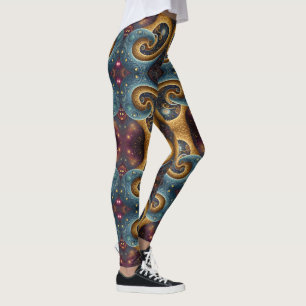 Aztekenkunst, lebendig, die Kultur reflektiert Leggings