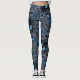 Aztekenkunst, lebendig, die Kultur reflektiert Leggings
