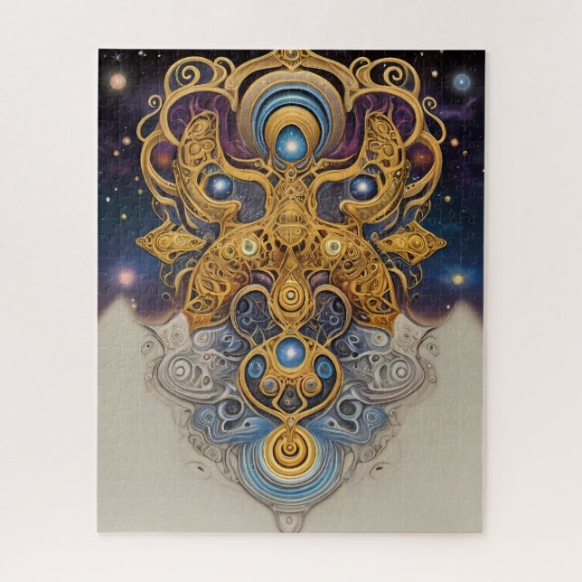 Aztekenkunst reich und lebendig (Vertikal)