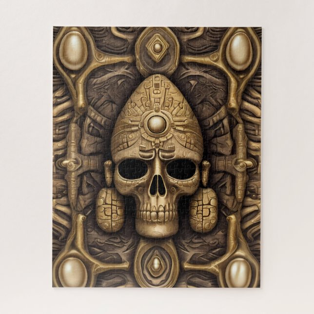 Aztekenkunst reich und lebendig (Vertikal)