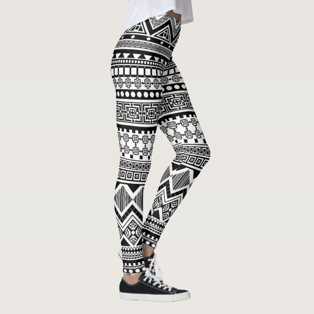 Aztekenmuster Leggings (Rechts)