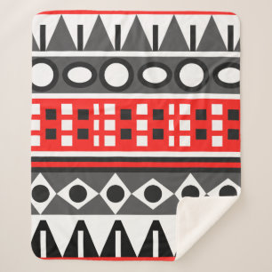 Aztekenmuster Sherpadecke