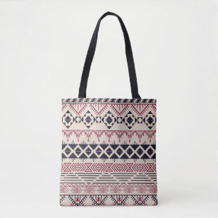 Aztekenmuster. Vintager Stammeshintergrund Tasche