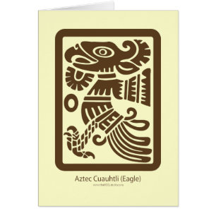 Aztekische Cuauhtli - Eagles (Brown) Karte