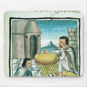 Aztekische Federhandwerker bei der Arbeit Mousepad