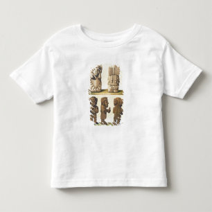 Aztekische Idole, Mexiko (Farblithographie) Kleinkind T-shirt