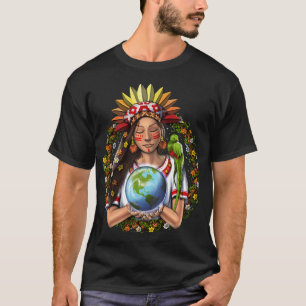 Aztekische Kriegergöttin T-Shirt