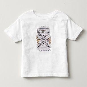 Aztekische Männer, die Patoli spielen Kleinkind T-shirt
