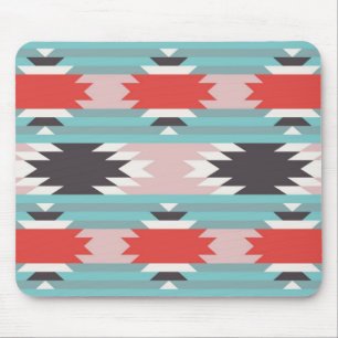 Aztekische Stammes- Muster-Ureinwohner-Drucke Mousepad