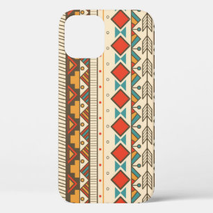 Aztekische Stammesmuster-Gestreifte Vintage-Illust Case-Mate iPhone Hülle